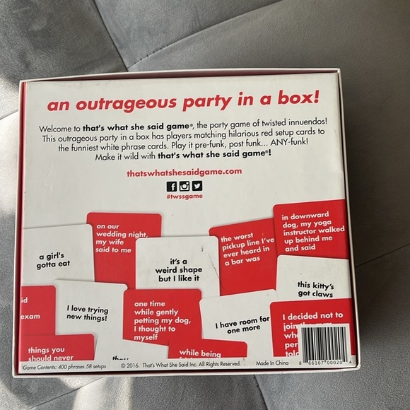 “TWSS game- that’s what she said-card game” - Picture 3 of 7